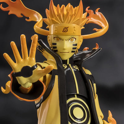 Naruto Shippuuden - Uzumaki Naruto - S.H.Figuarts - Kurama Link Mode, Courageous Strength That Binds (Bandai Spirits) [Shop Exclusive]ㅤ – Bandai Spirits – ActionFigure Brasil — ângulo diferente
