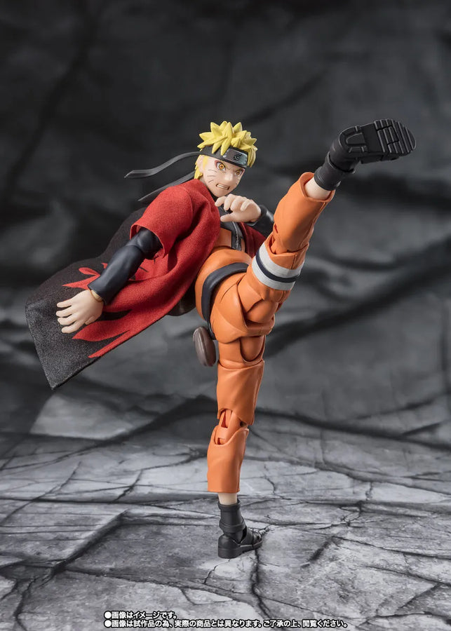 Naruto Shippuuden - Uzumaki Naruto - S.H.Figuarts - Sage Mode, Savior of Konoha (Bandai Spirits) [Shop Exclusive]ㅤ – Bandai Spirits – ActionFigure Brasil