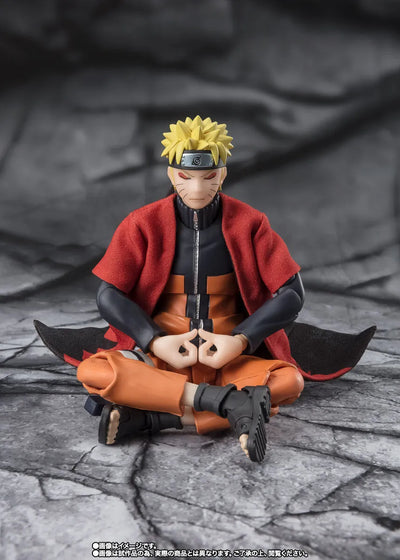 Naruto Shippuuden - Uzumaki Naruto - S.H.Figuarts - Sage Mode, Savior of Konoha (Bandai Spirits) [Shop Exclusive]ㅤ – Bandai Spirits – ActionFigureBrasil — ambientada