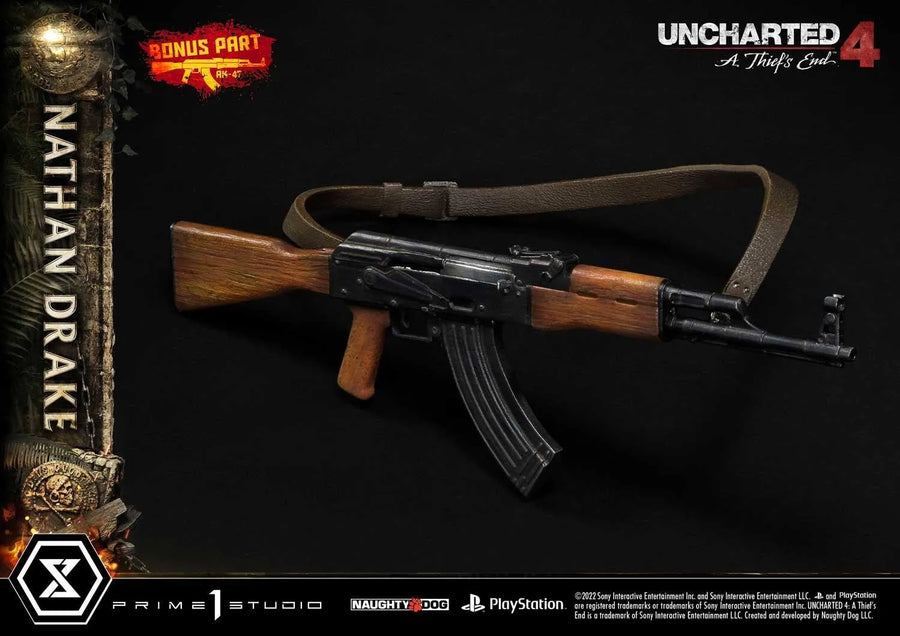Nathan Drake (Deluxe Bonus Version) Uncharted 4: A Thief's End – Prime1Studio – ActionFigure Brasil