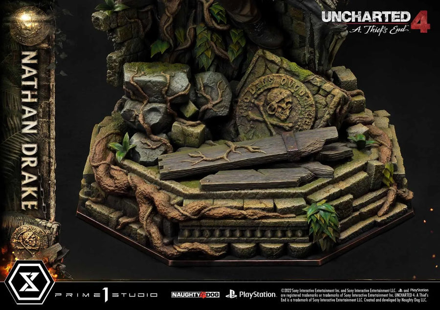 Nathan Drake (Deluxe Bonus Version) Uncharted 4: A Thief's End – Prime1Studio – ActionFigure Brasil