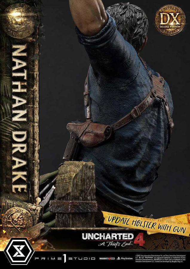 Nathan Drake (Deluxe Bonus Version) Uncharted 4: A Thief's End – Prime1Studio – ActionFigure Brasil