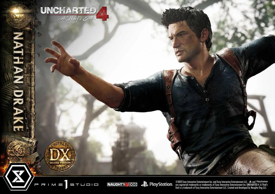 Nathan Drake (Deluxe Version) Uncharted 4: A Thief's End – Prime1Studio – ActionFigure Brasil