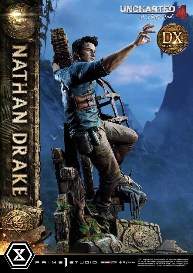 Nathan Drake (Deluxe Version) Uncharted 4: A Thief's End – Prime1Studio – ActionFigure Brasil