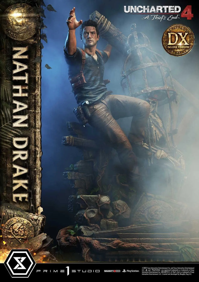 Nathan Drake (Deluxe Version) Uncharted 4: A Thief's End – Prime1Studio – ActionFigure Brasil