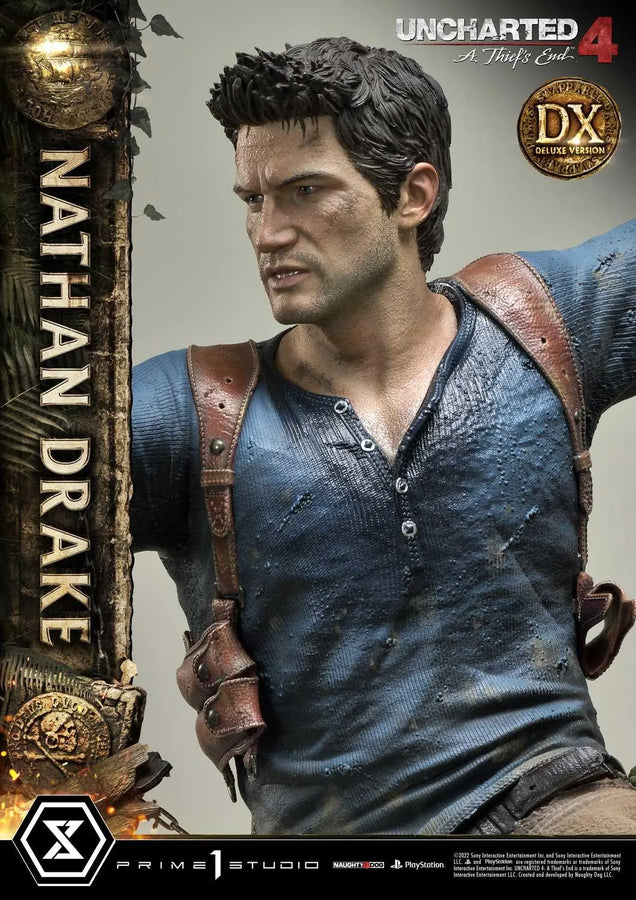 Nathan Drake (Deluxe Version) Uncharted 4: A Thief's End – Prime1Studio – ActionFigure Brasil