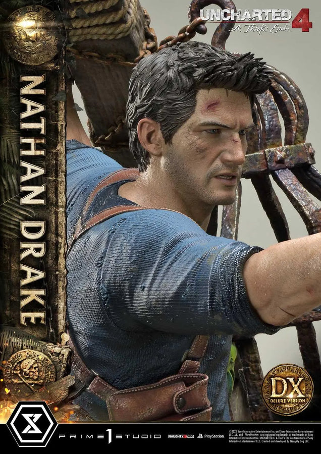 Nathan Drake (Deluxe Version) Uncharted 4: A Thief's End – Prime1Studio – ActionFigure Brasil