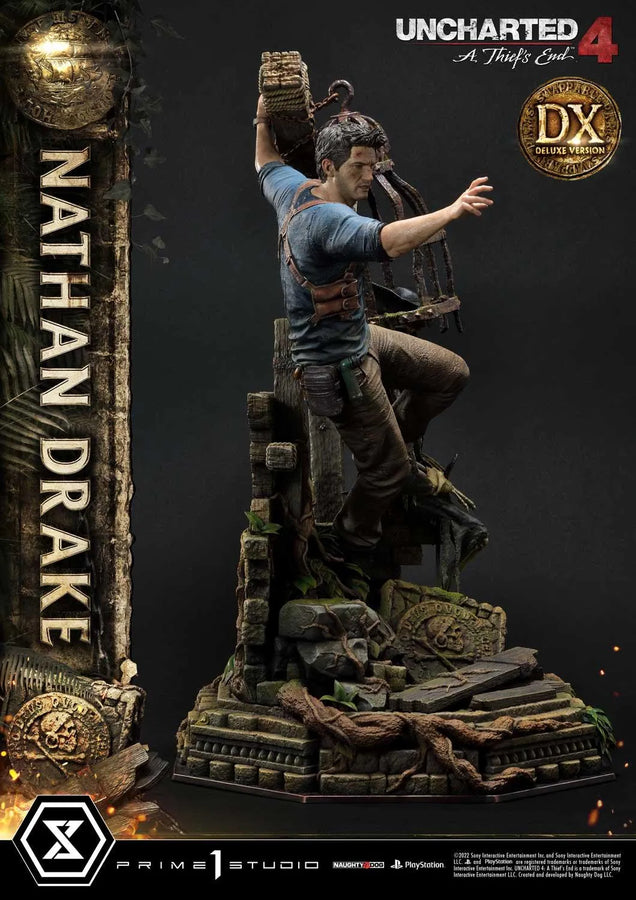 Nathan Drake (Deluxe Version) Uncharted 4: A Thief's End – Prime1Studio – ActionFigure Brasil