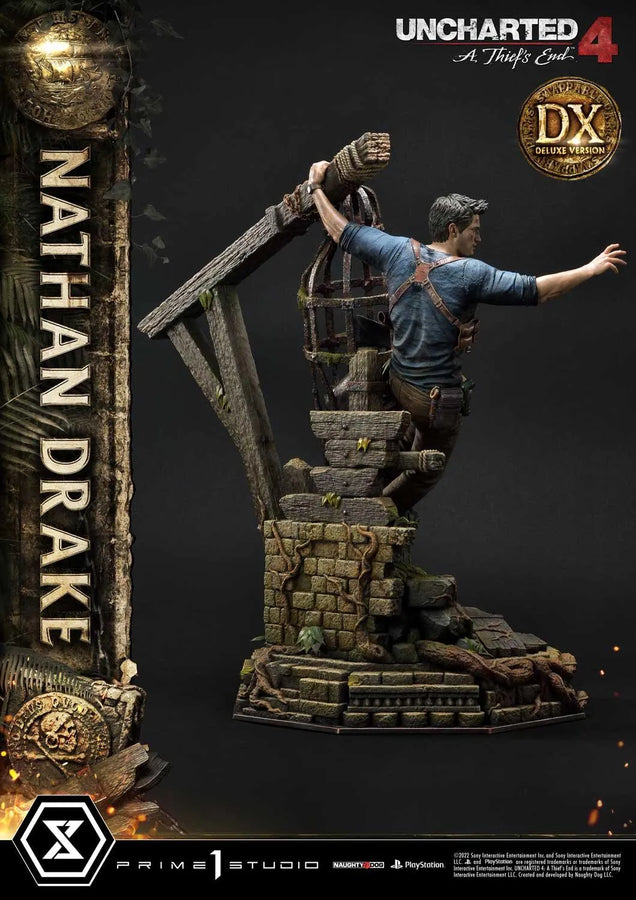 Nathan Drake (Deluxe Version) Uncharted 4: A Thief's End – Prime1Studio – ActionFigure Brasil
