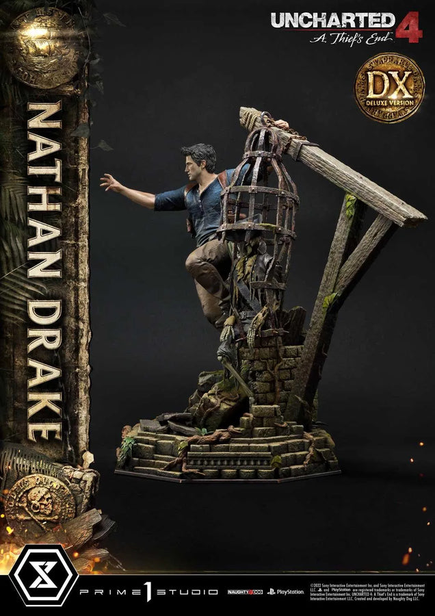 Nathan Drake (Deluxe Version) Uncharted 4: A Thief's End – Prime1Studio – ActionFigure Brasil