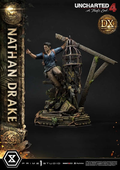 Nathan Drake (Deluxe Version) Uncharted 4: A Thief's End – Prime1Studio – ActionFigure Brasil