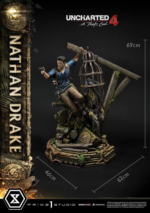 Nathan Drake (Regular Version) Uncharted 4: A Thief's End – Prime1Studio – ActionFigure Brasil