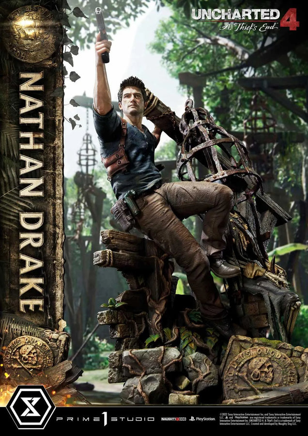 Nathan Drake (Regular Version) Uncharted 4: A Thief's End – Prime1Studio – ActionFigure Brasil