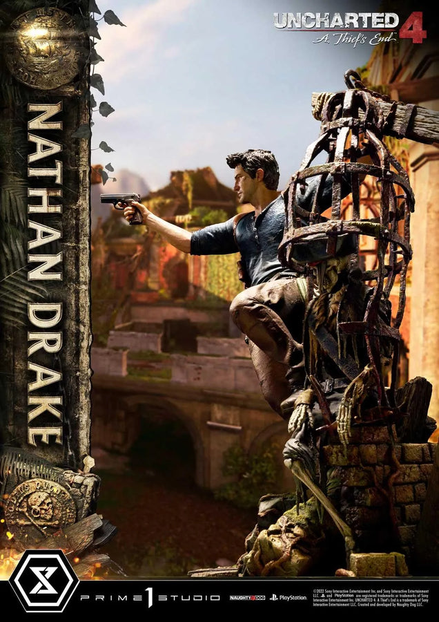 Nathan Drake (Regular Version) Uncharted 4: A Thief's End – Prime1Studio – ActionFigure Brasil