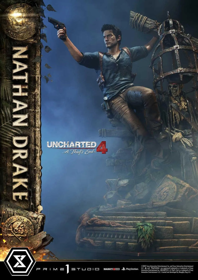 Nathan Drake (Regular Version) Uncharted 4: A Thief's End – Prime1Studio – ActionFigure Brasil