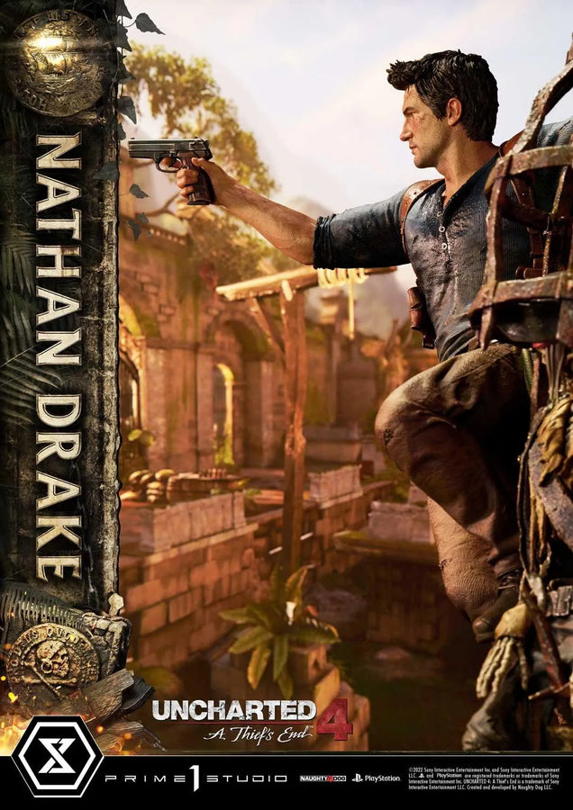 Nathan Drake (Regular Version) Uncharted 4: A Thief's End – Prime1Studio – ActionFigure Brasil