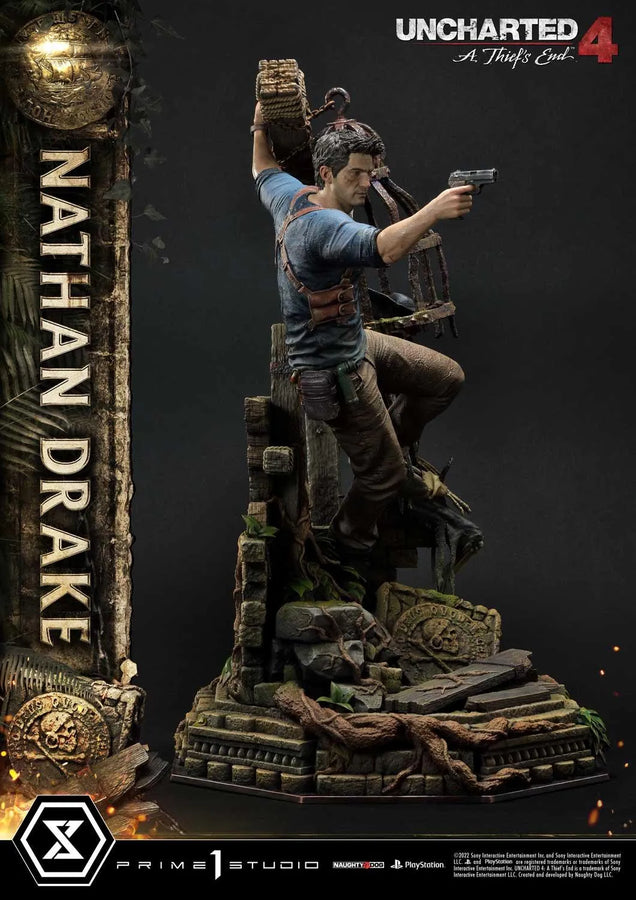 Nathan Drake (Regular Version) Uncharted 4: A Thief's End – Prime1Studio – ActionFigure Brasil