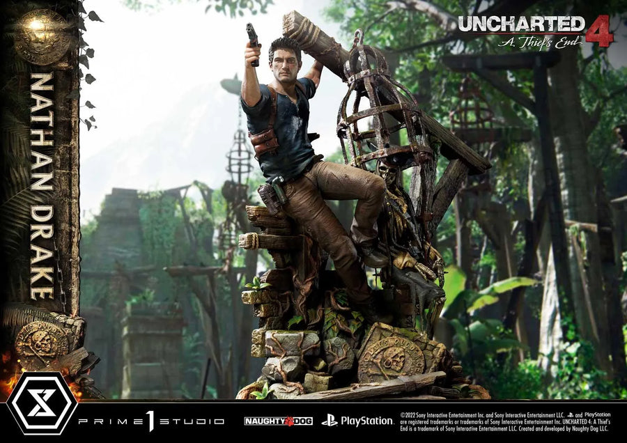 Nathan Drake (Regular Version) Uncharted 4: A Thief's End – Prime1Studio – ActionFigure Brasil