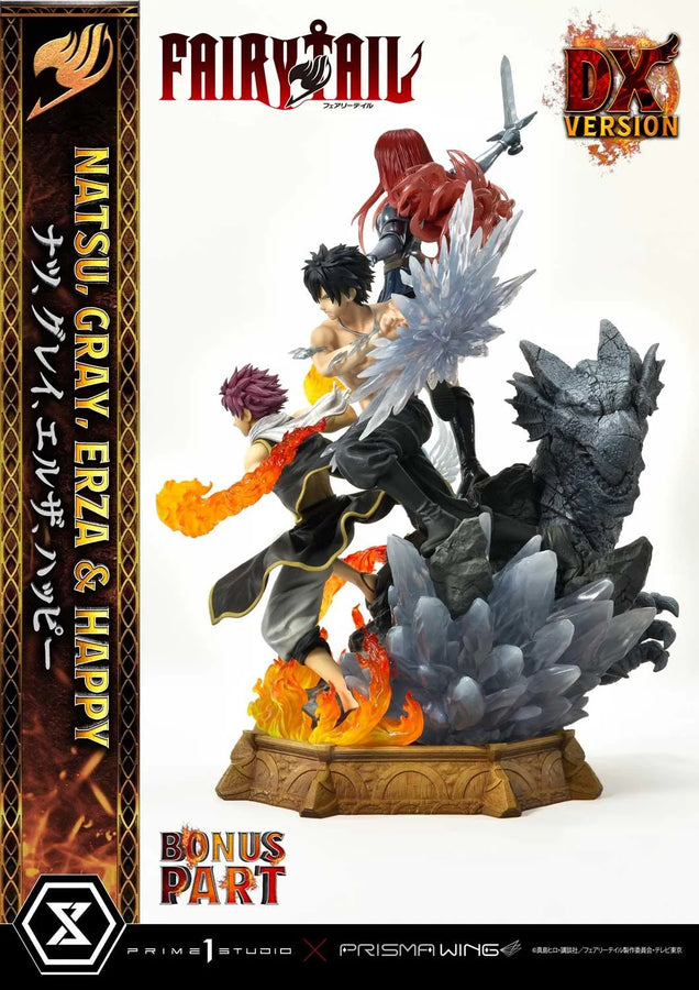 NATSU, GRAY, ERZA AND HAPPY (Deluxe Bonus Version) TV animation FAIRY TAIL – Prime1Studio – ActionFigure Brasil