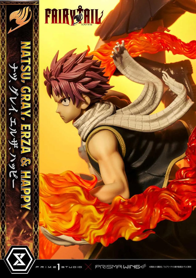 NATSU, GRAY, ERZA AND HAPPY (Deluxe Bonus Version) TV animation FAIRY TAIL – Prime1Studio – ActionFigure Brasil