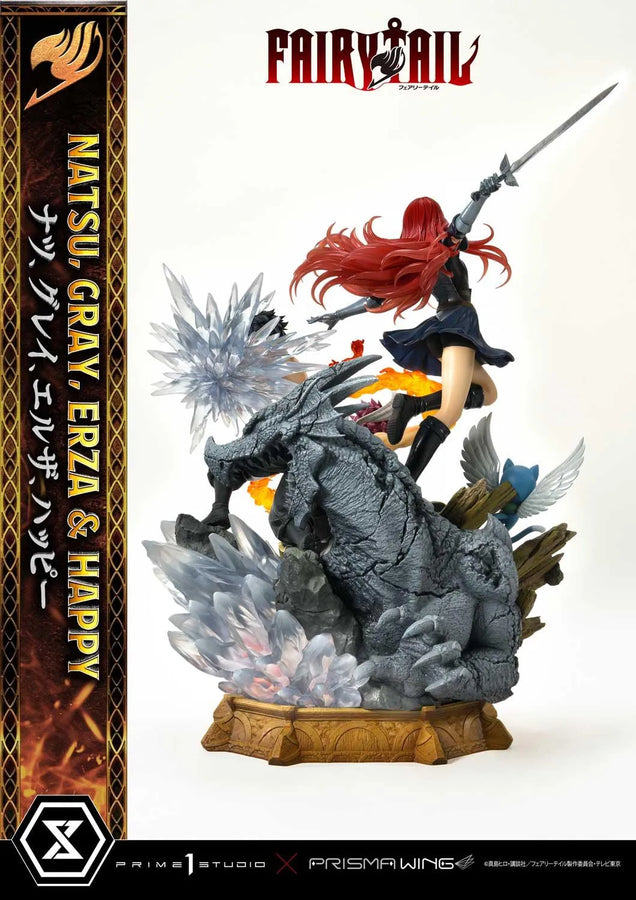 NATSU, GRAY, ERZA AND HAPPY (Regular Version) TV animation FAIRY TAIL – Prime1Studio – ActionFigure Brasil
