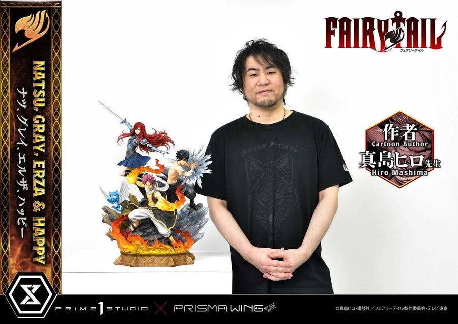 NATSU, GRAY, ERZA AND HAPPY (Regular Version) TV animation FAIRY TAIL – Prime1Studio – ActionFigure Brasil