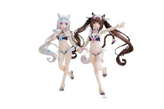 Nekopara - Vanilla - Chocola - KDcolle - 1/7 - Maid Swimsuit Ver. - Special Set (Alice Glint, Kadokawa) [Shop Exclusive]ㅤ – Kadokawa – ActionFigure Brasil