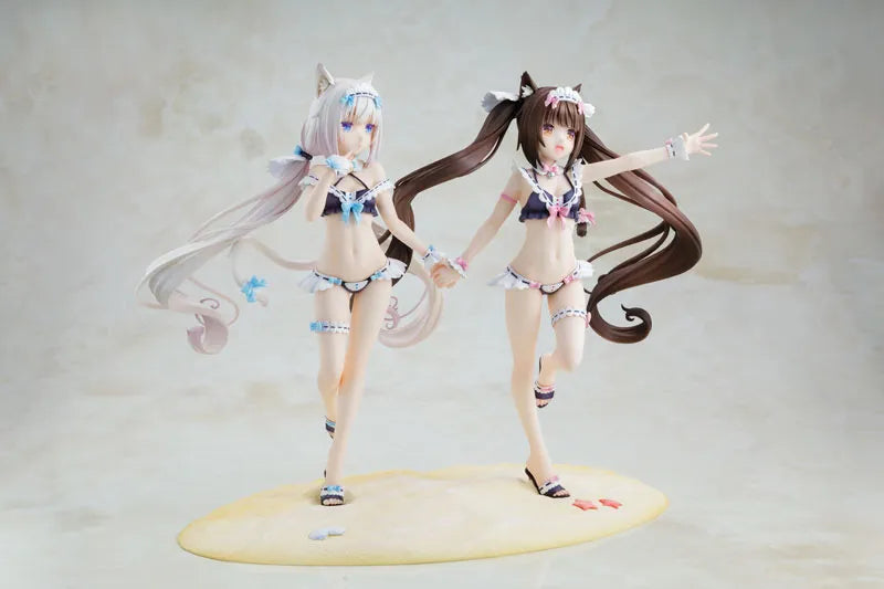 Nekopara - Vanilla - Chocola - KDcolle - 1/7 - Maid Swimsuit Ver. - Special Set (Alice Glint, Kadokawa) [Shop Exclusive]ㅤ – Kadokawa – ActionFigure Brasil