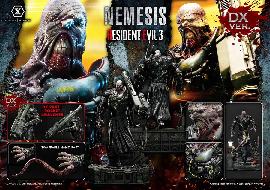 Nemesis (Deluxe Version) Resident Evil 3 – Prime1Studio – ActionFigure Brasil