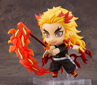 Nendoroid Demon Slayer: Kimetsu no Yaiba Kyojuro Rengokuㅤ – Good Smile Company – ActionFigureBrasil — embalagem