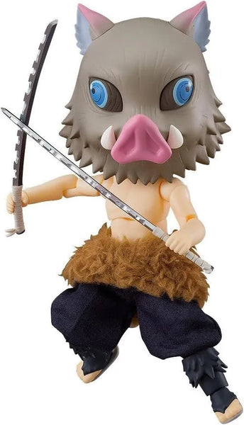 Nendoroid Doll Demon Slayer: Kimetsu no Yaiba Inosuke Hashibiraㅤ – Good Smile Company – ActionFigureBrasil — com base expositora