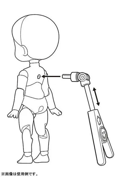 Nendoroid Doll Easel Standㅤ – Good Smile Company – ActionFigure Brasil — ângulo diferente