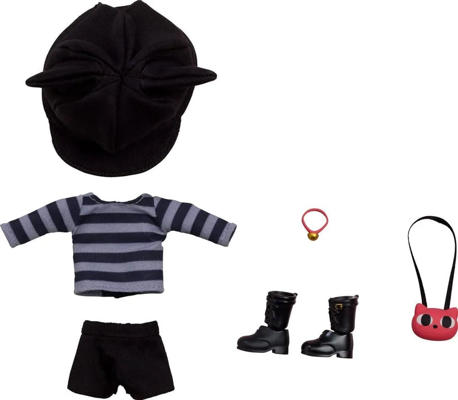 Nendoroid Doll: Outfit Set - Cat-Themed Outfit - Gray (Good Smile Company)ㅤ – Good Smile Company – ActionFigure Brasil