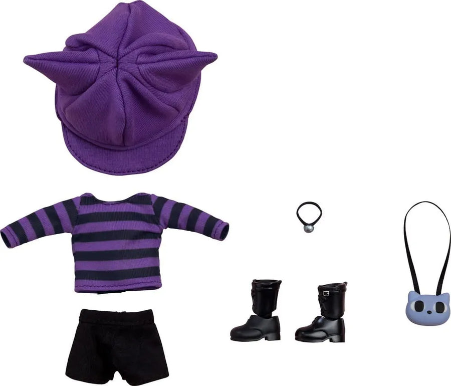 Nendoroid Doll: Outfit Set - Cat-Themed Outfit - Purple (Good Smile Company)ㅤ – Good Smile Company – ActionFigure Brasil