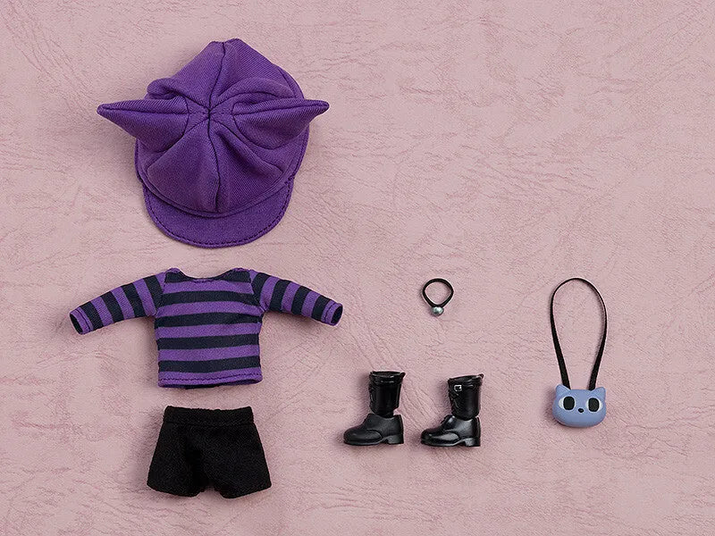 Nendoroid Doll: Outfit Set - Cat-Themed Outfit - Purple (Good Smile Company)ㅤ – Good Smile Company – ActionFigure Brasil