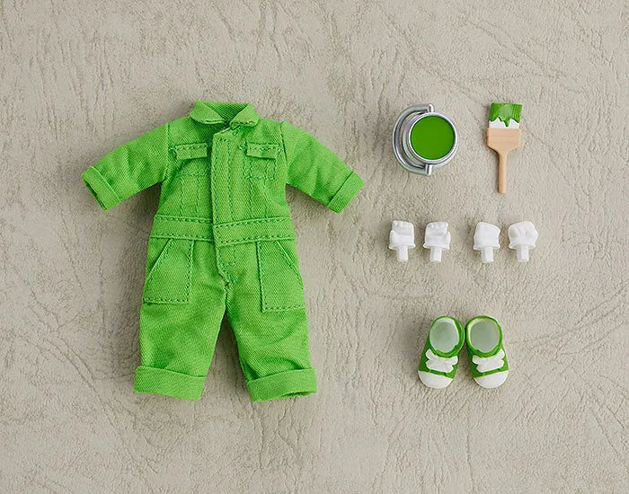 Nendoroid Doll: Outfit Set - Colorful Coveralls - Lime Green (Good Smile Company)ㅤ – Good Smile Company As Manufacturer – ActionFigure Brasil
