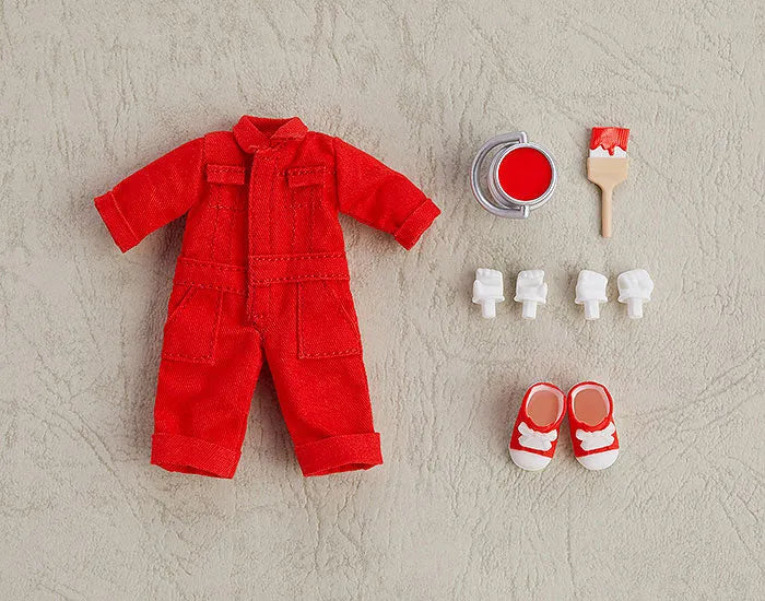 Nendoroid Doll: Outfit Set - Colorful Coveralls - Red (Good Smile Company)ㅤ – Good Smile Company As Manufacturer – ActionFigure Brasil