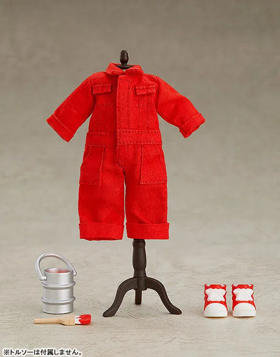 Nendoroid Doll: Outfit Set - Colorful Coveralls - Red (Good Smile Company)ㅤ – Good Smile Company As Manufacturer – ActionFigure Brasil