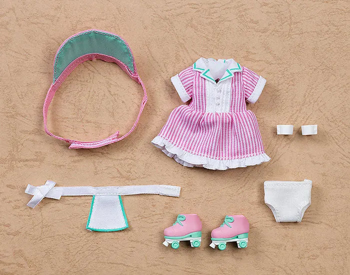 Nendoroid Doll Outfit Set Diner:Girl (Pink)ㅤ – Good Smile Company – ActionFigure Brasil