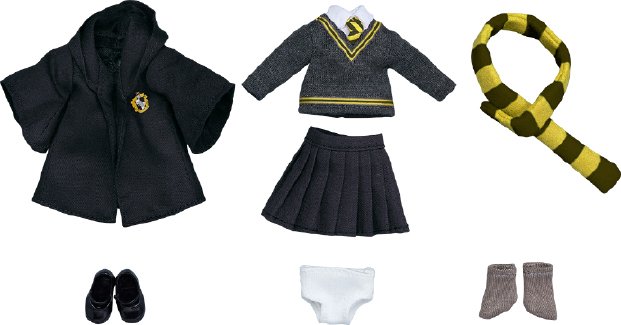 Nendoroid Doll: Outfit Set - Harry Potter Hufflepuff Uniform - Girl (Good Smile Company)ㅤ – Good Smile Company – ActionFigure Brasil