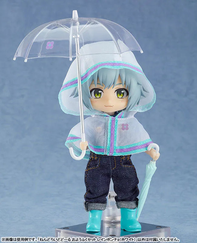 Nendoroid Doll Outfit Set Rain Poncho (White)ㅤ – Good Smile Company – ActionFigure Brasil
