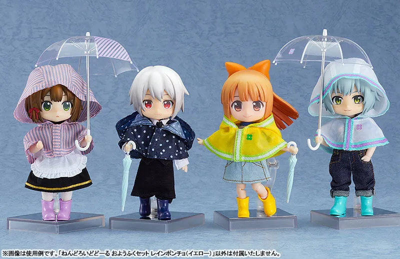 Nendoroid Doll Outfit Set Rain Poncho (Yellow)ㅤ – Good Smile Company – ActionFigure Brasil