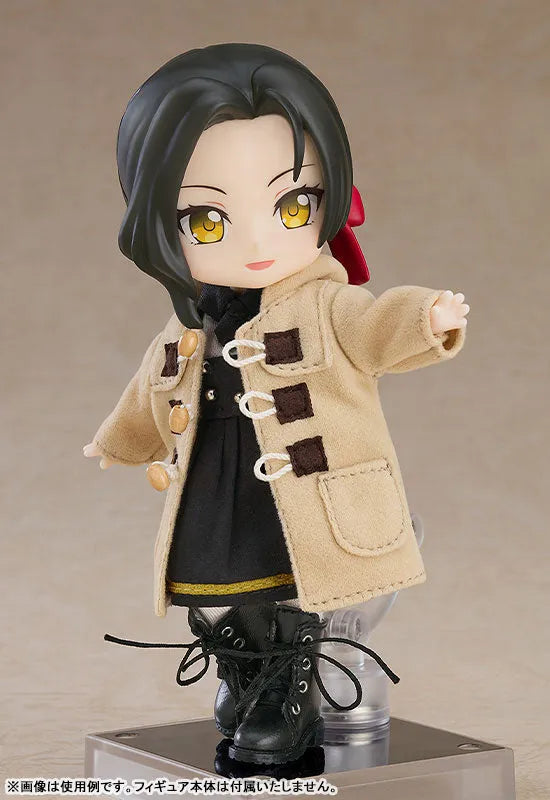 Nendoroid Doll Warm Clothing Set: Boots & Duffle Coat (Beige)ㅤ – Good Smile Company – ActionFigure Brasil