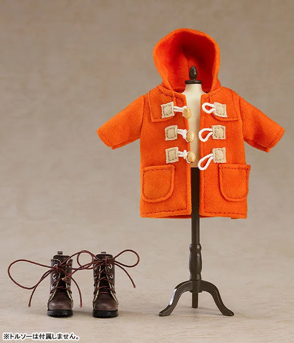 Nendoroid Doll Warm Clothing Set: Boots & Duffle Coat (Orange)ㅤ – Good Smile Company – ActionFigure Brasil