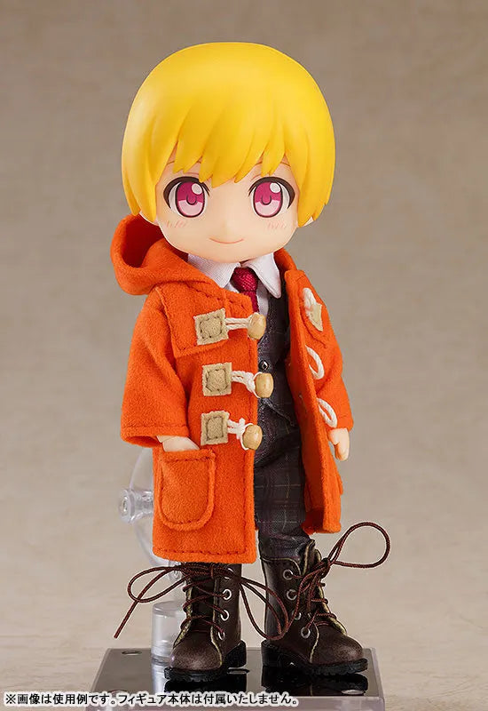 Nendoroid Doll Warm Clothing Set: Boots & Duffle Coat (Orange)ㅤ – Good Smile Company – ActionFigure Brasil