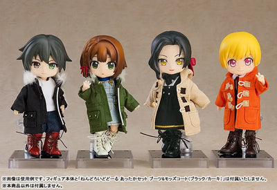 Nendoroid Doll Warm Clothing Set: Boots & Duffle Coat (Orange)ㅤ – Good Smile Company – ActionFigureBrasil — close