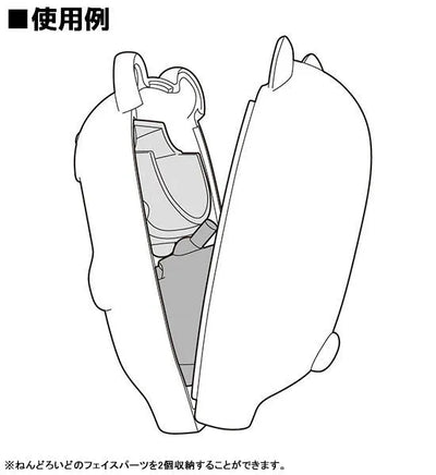 Nendoroid More - Kigurumi Face Parts Case - Black Kitsune (Good Smile Company)ㅤ – Good Smile Company – ActionFigureBrasil — close