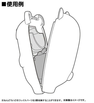 Nendoroid More - Nendoroid More: Face Parts Case - Kigurumi - Bunny Happiness 01 (Good Smile Company)ㅤ – Good Smile Company – ActionFigure Brasil — close