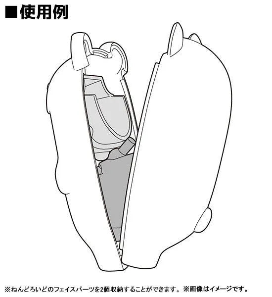 Nendoroid More - Nendoroid More: Face Parts Case - Kigurumi - Bunny Happiness 02 (Good Smile Company)ㅤ – Good Smile Company – ActionFigure Brasil