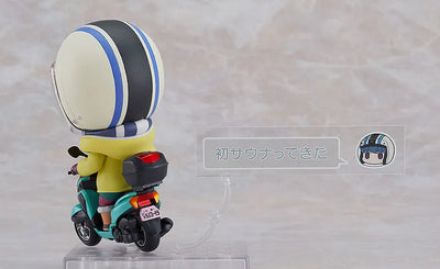 Nendoroid Yuru Camp Rin Shima: Trike Ver.ㅤ – Good Smile Company – ActionFigureBrasil — com base expositora